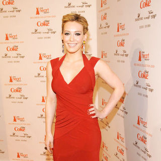 Hilary Duff in Mercedes-Benz Fashion Week Fall 2009 - Heart Truth's Red Dress Collection Fashion Show