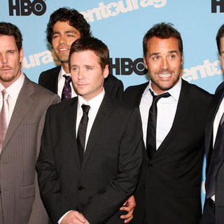 Jerry Ferrara, Kevin Dillon, Adrian Grenier, Kevin Connolly, Jeremy Piven, Mark Wahlberg in "Entourage" Season 5 Premiere - Arrivals