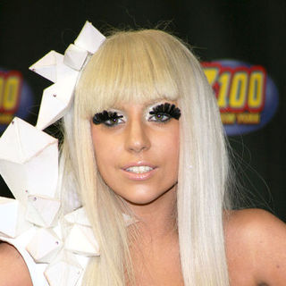 Lady GaGa in Z100's Jingle Ball 2008 - Press Room