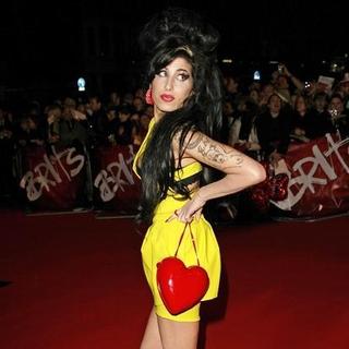 Amy Winehouse in 2007 Brit Awards - Arrivals