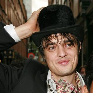 Pete Doherty in Pete Doherty Departing His Book Signing For 'Books of Albion'