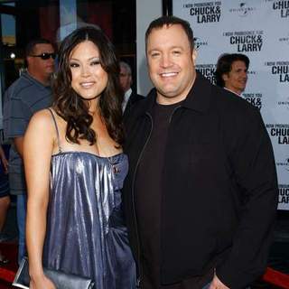 Kevin James, Steffiana De La Cruz in I Now Pronounce You Chuck And Larry World Premiere presented by Universal Pictures