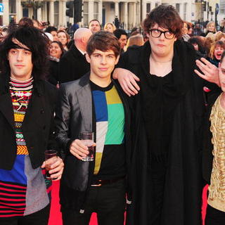 Klaxons in The Brit Awards 2008 - Red Carpet Arrivals