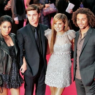 Vanessa Hudgens, Zac Efron, Ashley Tisdale, Corbin Bleu in "High School Musical 3: Senior Year" London Premiere - Arrivals