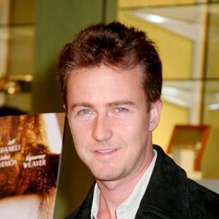 Edward Norton in Infamous Movie Premiere - Arrivals