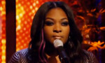 Candice Glover sings on 'Live! with Kelly and Michael'.