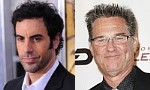 Baron Cohen & Kurt Russell leave 'Django Unchained'.