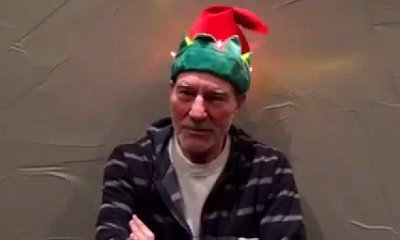 Video: Patrick Stewart Wears Singing, Dancing Christmas Hat