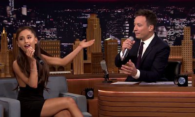 Ariana Grande Channels Celine Dion, Has Sing-Off With Jimmy Fallon