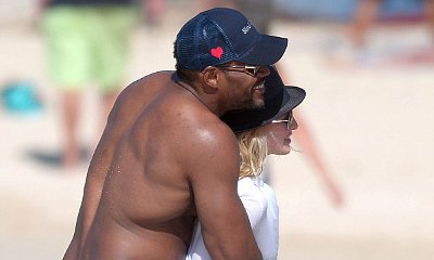 Michael Strahan Gets Cozy With Mystery Blonde in St. Barts