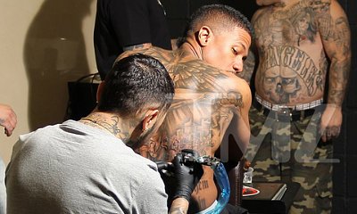 Nick Cannon Has New Huge Back Tattoo