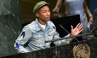 Pharrell Williams Speaks About 'Happiness' at UN