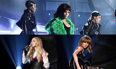 Rihanna Sings New Single at iHeartRadio Awards, Madonna Performs With Taylor Swift