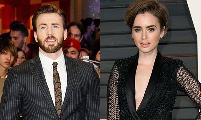 Rumored Lovers Chris Evans and Lily Collins Having Romantic Dinner