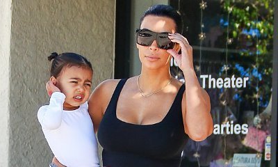 Kim Kardashian Teaching Daughter North West the Art of Selfie