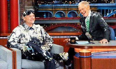Bill Murray Pops Out of Cake on 'Late Show', Jimmy Kimmel Bids Farewell to David Letterman