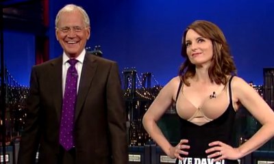 'Late Night' Video: Tina Fey Strips Off Dress to Say Goodbye to David Letterman