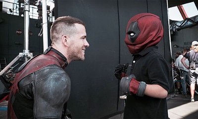 Ryan Reynolds Meets Young Cancer Patient as Deadpool