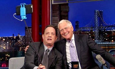 Tom Hanks Teaches David Letterman About Selfie Stick on 'Late Show'