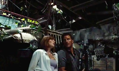 Chris Pratt Hides From Indominus Rex in 'Jurassic World' Final Trailer
