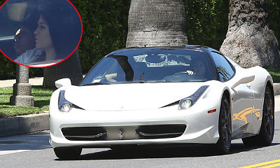 Kylie Jenner and Tyga Take Her New Ferrari for a Spin