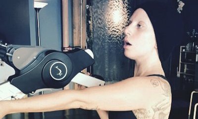 Lady GaGa Shows Her Workout Regime for 'American Horror Story: Hotel'