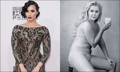 F**k Yeah! Demi Lovato Lauds Amy Schumer for Un-Retouched Semi-Nude Photo