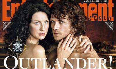 'Outlander' Stars Caitriona Balfe and Sam Heughan Get Naked and Frisky on EW Cover