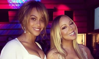 Whose Bling Is Bigger? Mariah Carey Shows Off Huge Engagement Ring to Beyonce