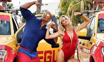 Kelly Rohrbach Channels Pamela Anderson in New 'Baywatch' Set Photo