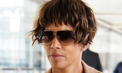 She's Not Perfect! Halle Berry Has Nasty Blemish on Chin as She Arrives in London