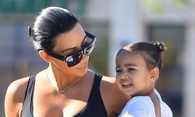 Kim Kardashian and North West Wear Matching Snow Outfit. See the Adorable Pics!