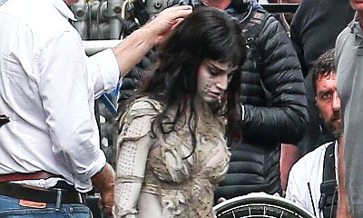 First Look at Sofia Boutella as The Mummy on Movie Set