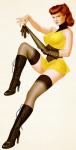 Pin-Up Portrait of Sally Jupiter in 'Watchmen' Exposed