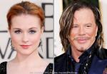 Evan Rachel Wood and Mickey Rourke Caught Kissing at SAG After Party