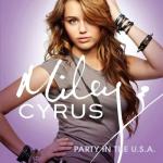 Single Cover for Miley Cyrus' 'Party in the USA'