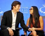 Ashton Kutcher and Demi Moore Share PDA Amidst Affair Allegations