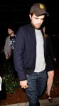 Video: Robert Pattinson Hits Post Emmy Party With Growing Beard and Casual Outfit