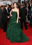 Catherine Zeta-Jones Supports Jets on Golden Globe Red Carpet