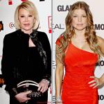 Joan Rivers Mocks Christina Aguilera, While Fergie Defends Her
