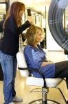 Sharon Stone Strips Off to Bra in Salon
