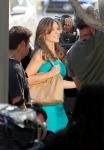Pics: Elizabeth Hurley Films 'Wonder Woman' in Sexy Dress