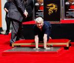 Helen Mirren Leaves Hand and Foot Imprints on Hollywood