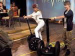 Video: Justin Bieber Serenades 'The View' Hostesses, Joins Segway Race