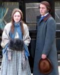 Set Photo of 'Effie' Gives First Look at Dakota Fanning as Brunette Teen Wife