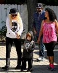 Christina Aguilera Reunites With Ex-Husband to Celebrate Halloween With Son