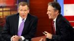Video: Jon Stewart and Brian Williams Poke Fun at Fire Alarm Incident