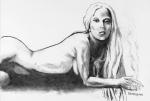 Lady GaGa's Nude Sketch by Tony Bennett Up for Auction