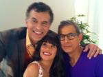 Lea Michele Tweets First Photo of the Berry Family From 'Glee' Set