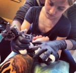 Jesse James Shares Photo of Daughter Giving Him a New Tattoo